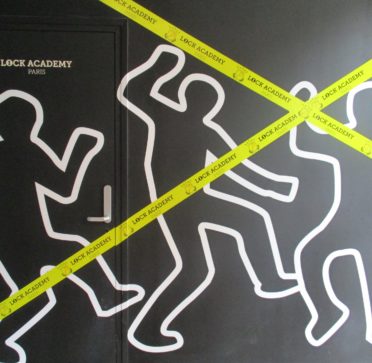 silhouette scene de crime