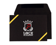 Enveloppe du coffret cadeau Escape Game Paris de Lock Academy