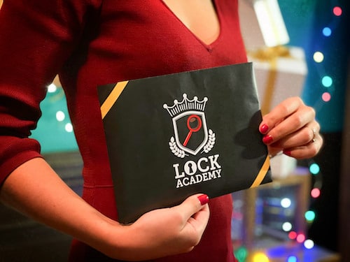 Enveloppe carte cadeau Escape Game Lock Academy paris